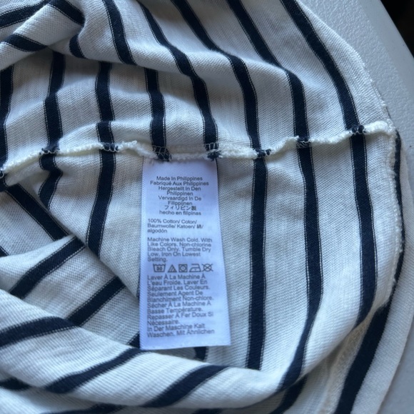 J. Crew Striped T-Shirt - Black and White - Picture 6 of 6